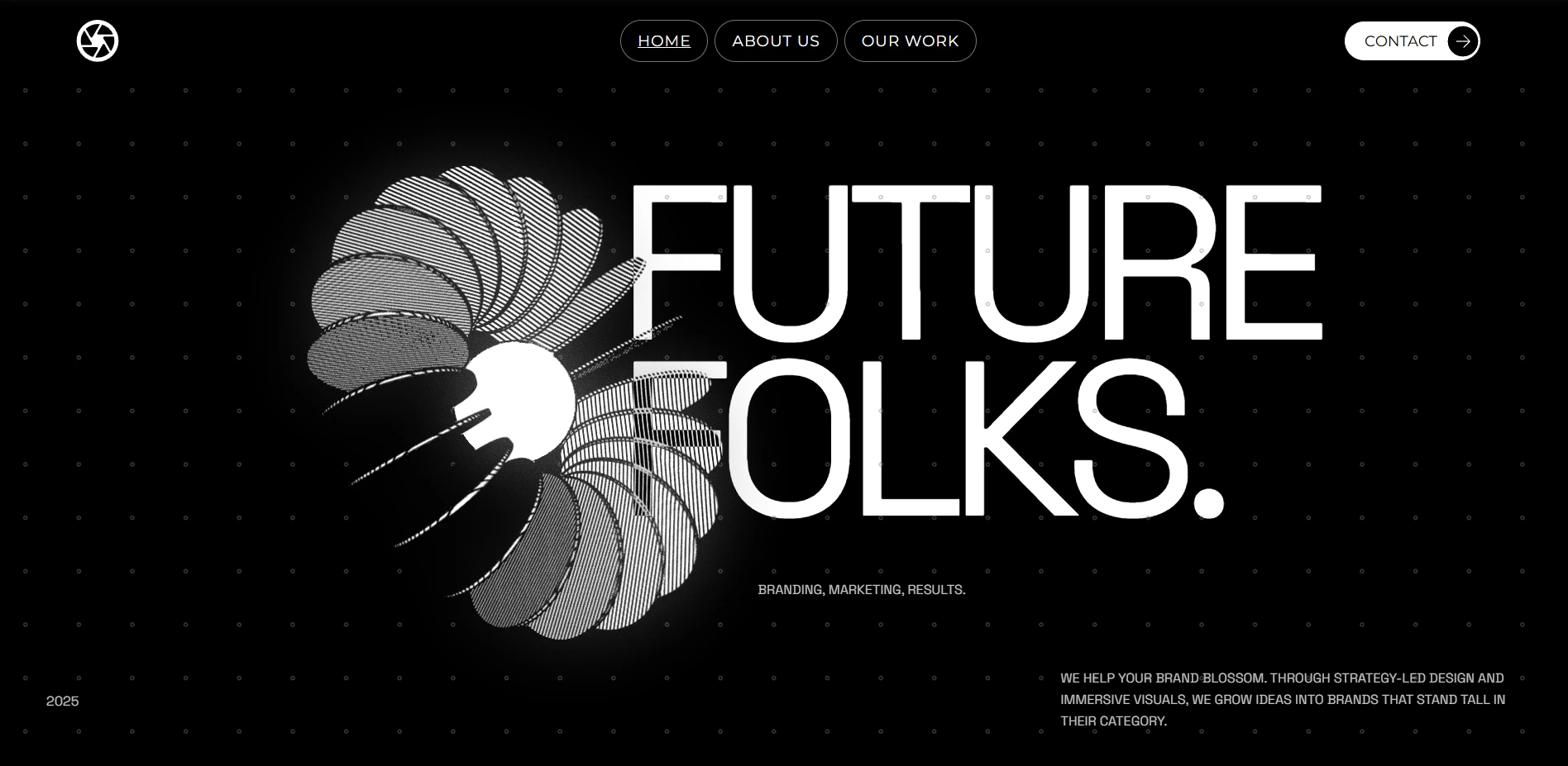 Future Folks - Landing Page Made on Spline & Wix Studio